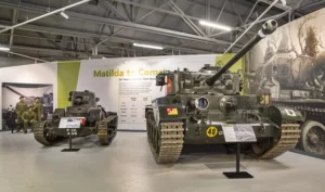 Photo of historic military hardware the Tank Museum in Dorset England