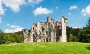 Photograph of Wardour Castle ruins