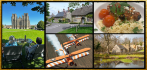ecv april 2025 newsletter menu collage