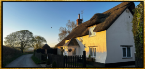 framed image of Well Cottage