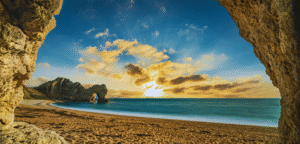 Durdle Door at Sunset