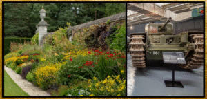 gardens and ww2 itineraries collage