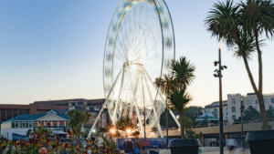 photo of Bournemouth seafront skyline with big wheel