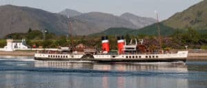 photo of paddle steamer the Waverley