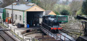 photo of the Swanage Railway station in Dorset